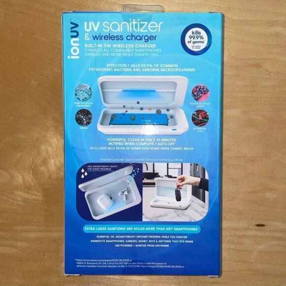 Tzuni Inc, ionUV, UV- C sanitizer & wireless charger, New - Picture 6 of 6